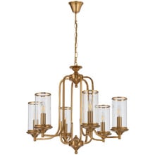 Esra Brass Iron 6 Light Pendant